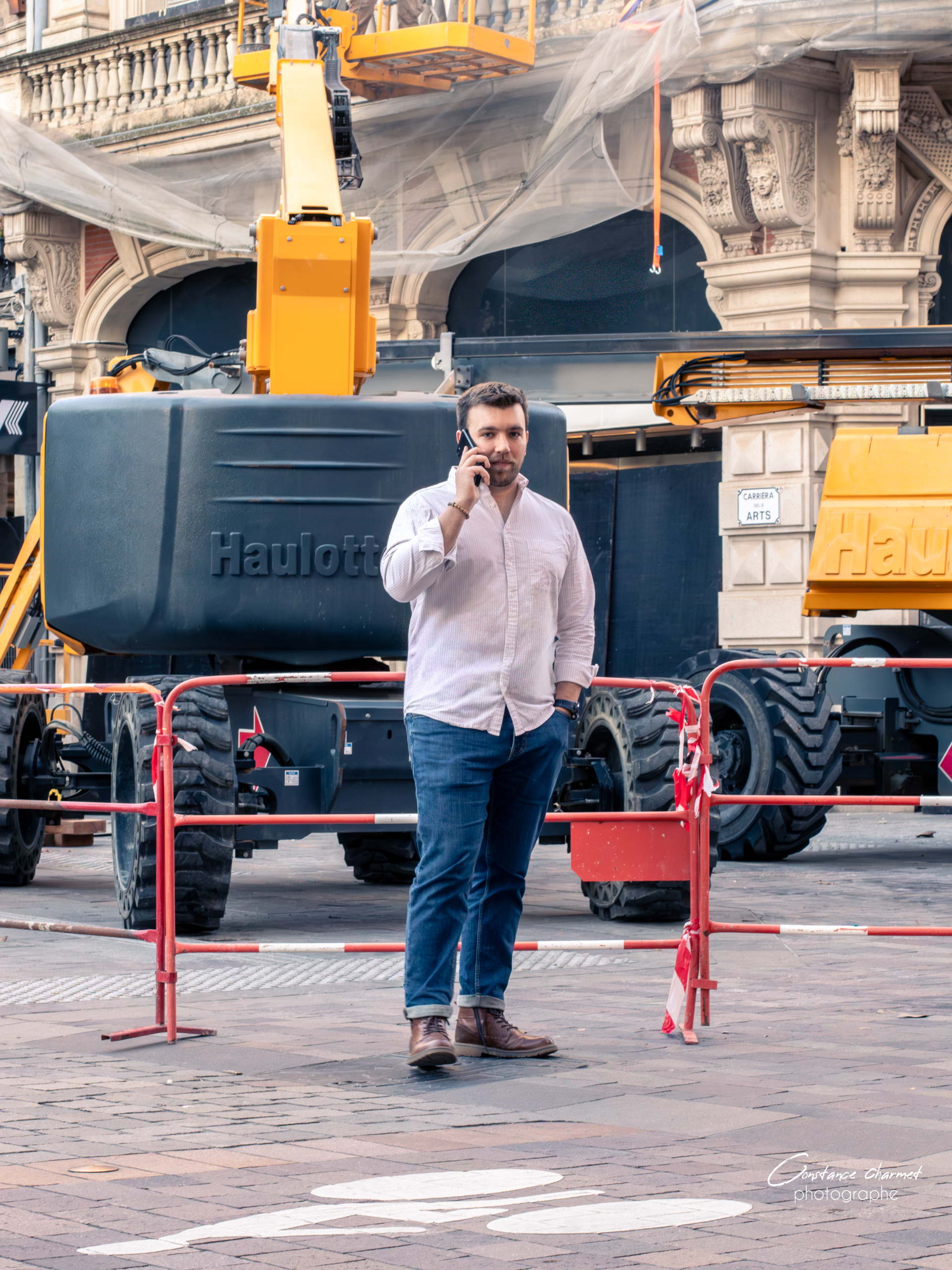 Portrait dirigeant entreprise – au travail chantier gestion Toulouse